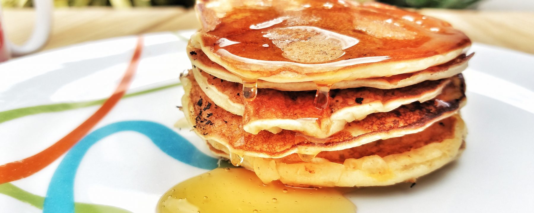 中南美風味鬆餅：大蕉口味鬆餅 | 懶人背包客食譜 Plantain Pancakes with Aunt Jemima Buttermilk pancake mix