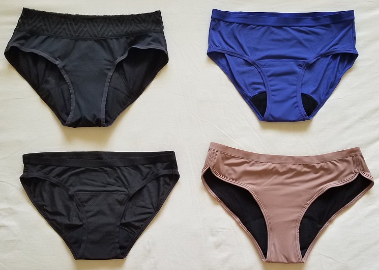 Smaller Different styles and absorbency of Thinx Period Underwear Thinx月經吸血褲有許端款式和吸收程度