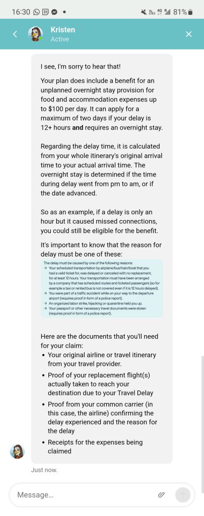 SafetyWing Nomad Insurance Essential 班機延誤取消申請保險理賠實際經驗分享
