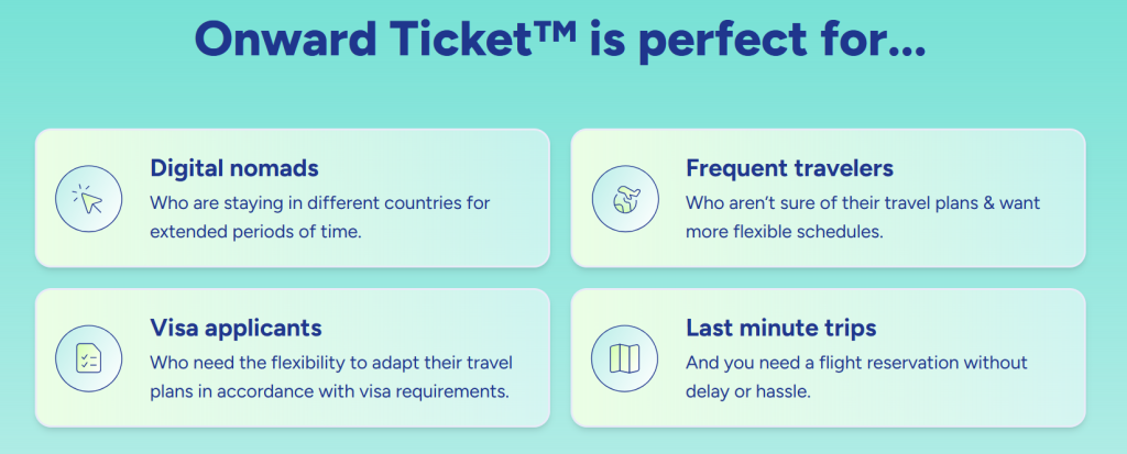 Onward Ticket實際使用經驗分享